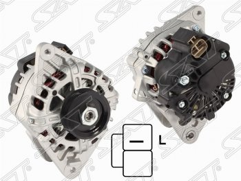 Генератор (1.5/1.6/2.0) SAT Hyundai Accent  2 LC (1999-2012), Hyundai Tucson  JM (2004-2010), KIA Rio ( 2 JB,  4 FB) (2005-2025), KIA Sportage  2 JE,KM (2004-2008)