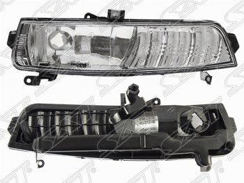 Левая противотуманная фара SAT Hyundai Accent 3 MC седан (2005-2011)