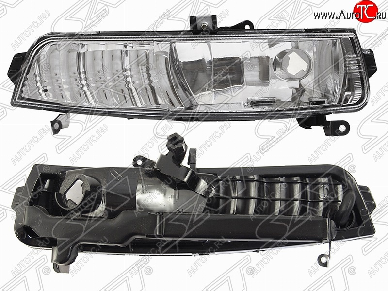 999 р. Правая противотуманная фара SAT  Hyundai Accent  3 MC (2005-2011) седан, хэтчбек  с доставкой в г. Воронеж