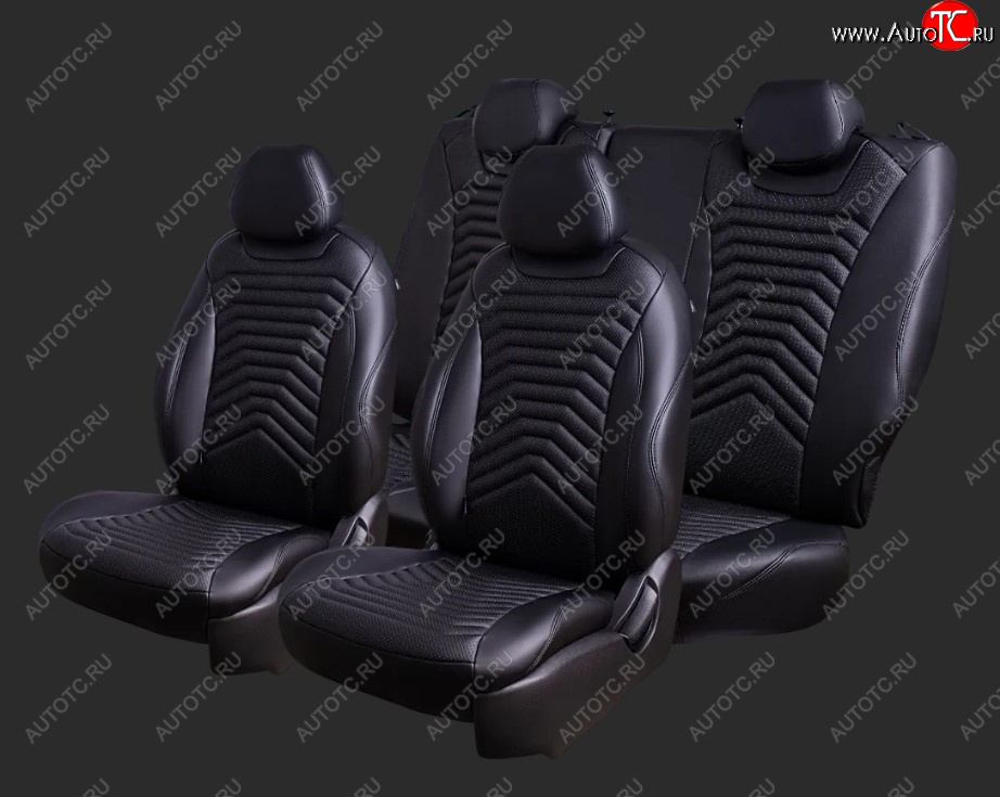 25 999 р. Чехлы для сидений Lord Autofashion Байрон ПРЕЗИДЕНТ (экокожа, спинка 40/60, 2 П-образных подголовника)  Hyundai Accent  2 LC (1999-2012) седан дорестайлинг (ТагАЗ) (Черный, вставка черная, строчка черная)  с доставкой в г. Воронеж