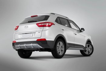 9 399 р. Накладка заднего бампера Xmug Hyundai Creta GS дорестайлинг (2015-2019) (Неокрашенная)  с доставкой в г. Воронеж. Увеличить фотографию 4