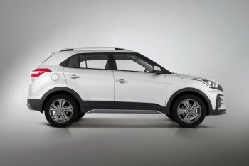 9 899 р. Пороги накладки штатного обвеса Xmug  Hyundai Creta  GS (2015-2021) дорестайлинг, рестайлинг (Неокрашенные)  с доставкой в г. Воронеж. Увеличить фотографию 2