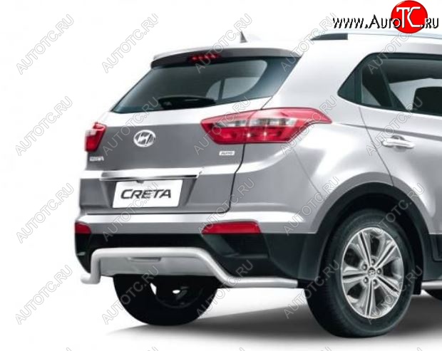 18 189 р. Защита заднего бампера PT GROUP Ø51мм Волна (НПС) HYUNDAI Creta 2016-2020   Hyundai Creta  GS (2015-2021) дорестайлинг, рестайлинг  с доставкой в г. Воронеж