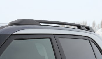 8 649 р. Комплект рейлингов на АПС  Hyundai Creta  SU (2020-2022) (Черно-серые, без поперечин)  с доставкой в г. Воронеж. Увеличить фотографию 4