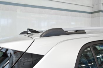 7 969 р. Рейлинги Petroil Tuning  Hyundai Creta  SU (2020-2022) (Серебристый муар)  с доставкой в г. Воронеж. Увеличить фотографию 3