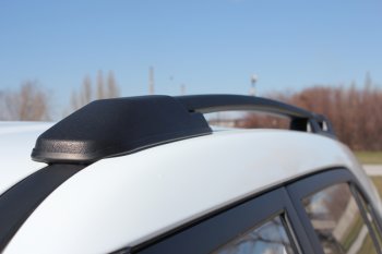 7 969 р. Рейлинги Petroil Tuning  Hyundai Creta  SU (2020-2022) (Серебристый муар)  с доставкой в г. Воронеж. Увеличить фотографию 2
