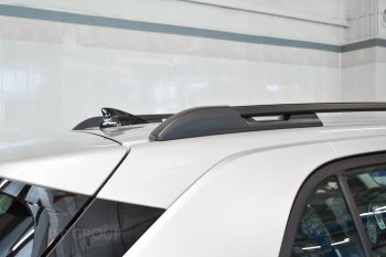 7 969 р. Рейлинги Petroil Tuning  Hyundai Creta  SU (2020-2022) (Черный муар)  с доставкой в г. Воронеж. Увеличить фотографию 4