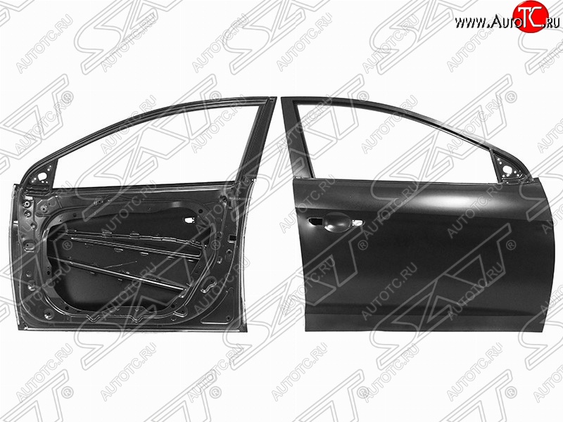 8 549 р. Правая дверь передняя SAT Hyundai Elantra AD дорестайлинг (2016-2019) (Неокрашенная)  с доставкой в г. Воронеж