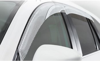 Дефлектора окон CA-Plastic Hyundai Elantra  CN7 (2020-2023) (Серия Art белая)