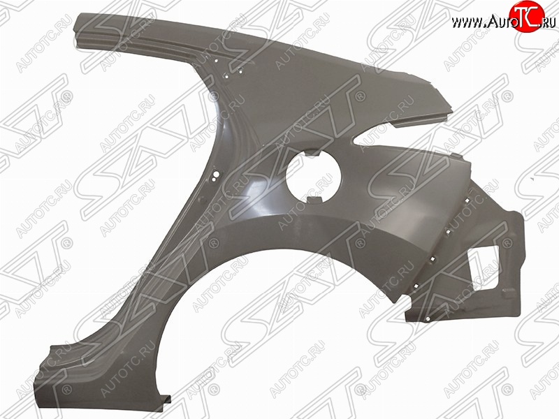 4 949 р. Левое крыло заднее SAT Hyundai Elantra MD дорестайлинг (2010-2013) (Неокрашенное)  с доставкой в г. Воронеж