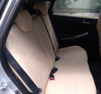 6 799 р. Чехлы для сидений Lord Autofashion Турин (экокожа)  Hyundai Elantra  MD (2010-2016) дорестайлинг, рестайлинг (Бежевый, вставка Бежевая)  с доставкой в г. Воронеж. Увеличить фотографию 4