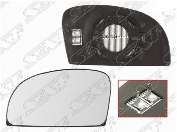Левое полотно зеркала SAT (сферическое, с обогревом) Hyundai Getz  TB (2002-2010) хэтчбэк 5 дв. дорестайлинг, хэтчбэк 5 дв. рестайлинг