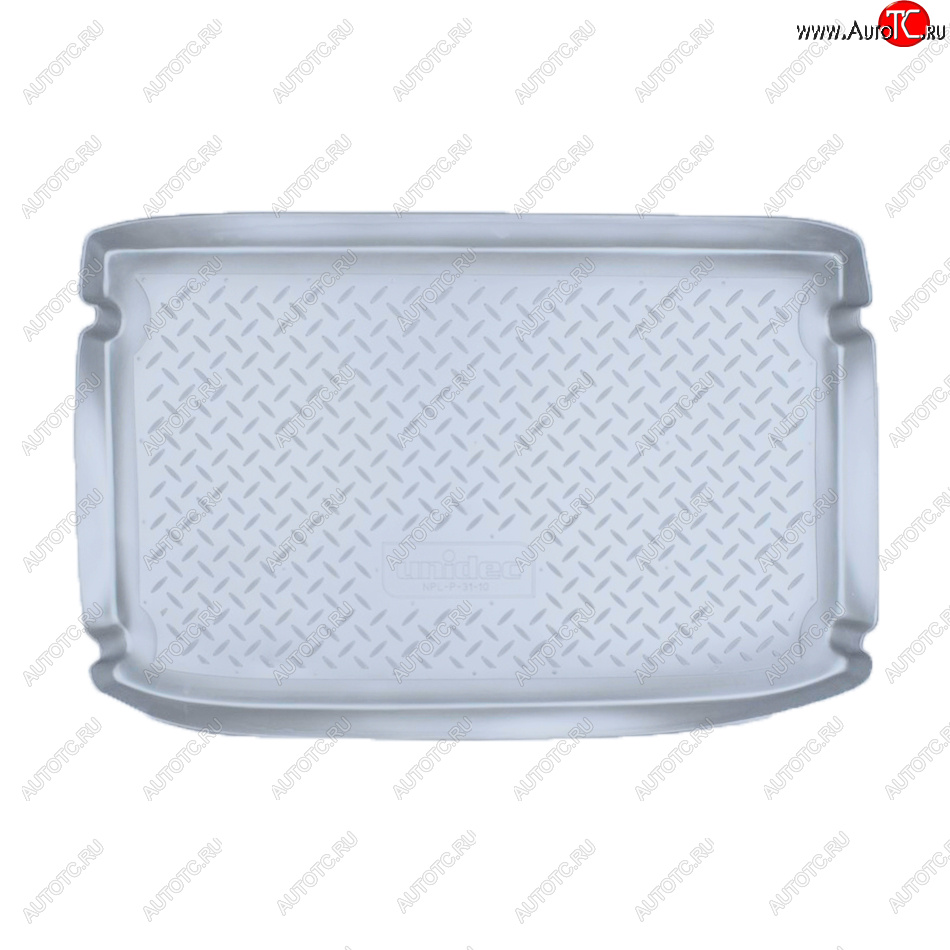 1 659 р. Коврик багажника Norplast Unidec  Hyundai Getz  TB (2002-2010) хэтчбэк 5 дв. дорестайлинг, хэтчбэк 5 дв. рестайлинг (Цвет: серый)  с доставкой в г. Воронеж
