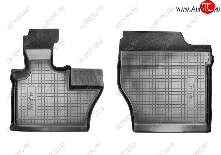 1 639 р. Комплект ковриков в салон Norplast Unidec  Hyundai HD-170 - HD-270 (Цвет: черный)  с доставкой в г. Воронеж