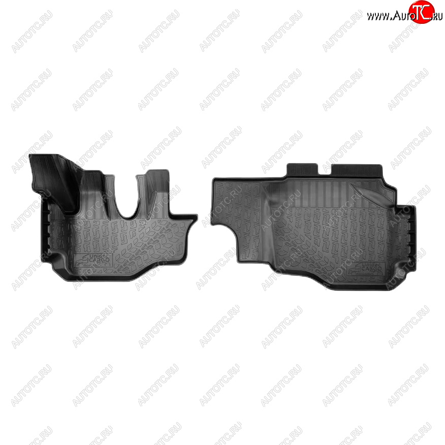 2 599 р. Коврики салона Norplast Unidec Hyundai HD-35 (2011-2025) (Цвет: черный)  с доставкой в г. Воронеж