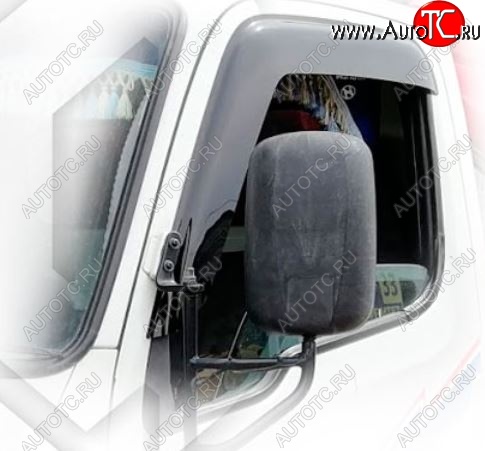 2 159 р. Дефлектора окон CA-Plastic Hyundai HD-72 (2004-2008) (Classic полупрозрачный, Без хром.молдинга)  с доставкой в г. Воронеж