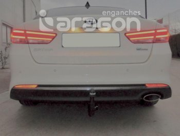 22 699 р. Фаркоп Aragon.(шар V) Hyundai I40 1 VF дорестайлинг универсал (2011-2015)  с доставкой в г. Воронеж. Увеличить фотографию 2