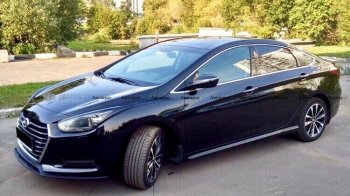 5 649 р. Юбка переднего бампера АВТОКРАТ Hyundai I40 1 VF рестайлинг седан (2015-2019) (Неокрашенная)  с доставкой в г. Воронеж. Увеличить фотографию 4