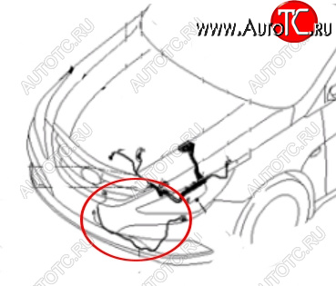 2 059 р. Комплект проводов для подключения датчиков ЭСУД Original Hyundai Sonata YF (2009-2014)  с доставкой в г. Воронеж
