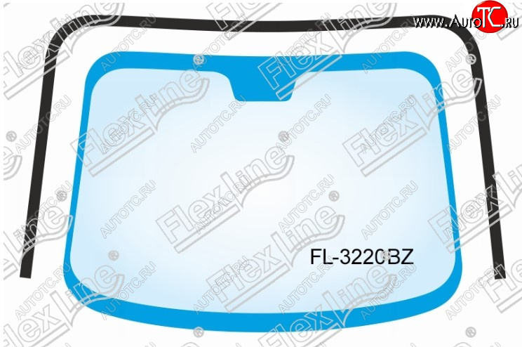 2 599 р. Молдинг лобового стекла FlexLine Hyundai Tucson LM (2010-2017)  с доставкой в г. Воронеж