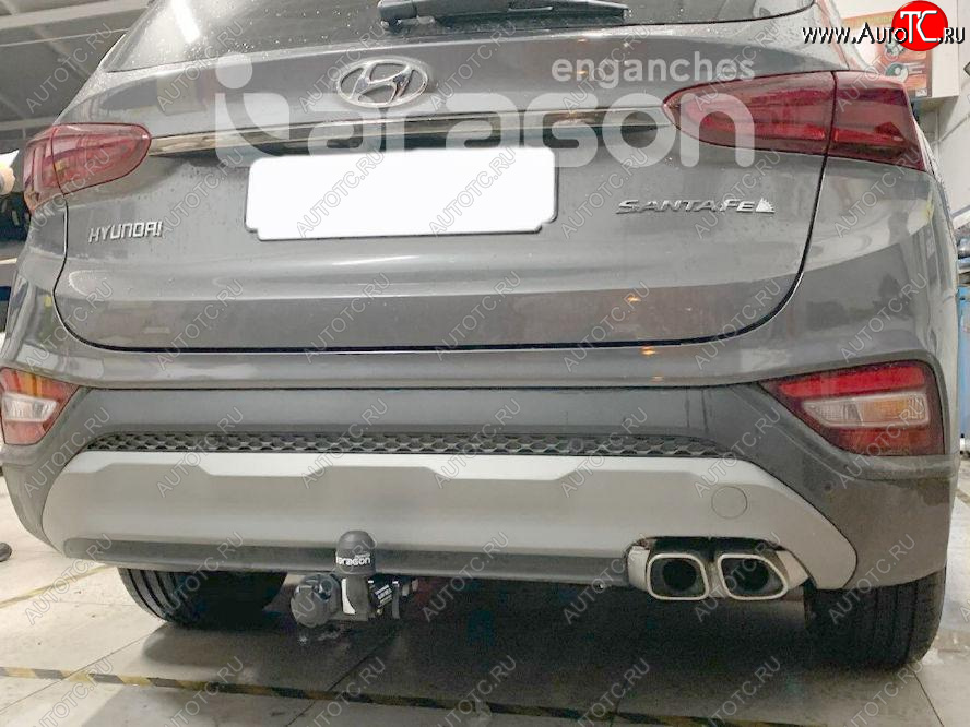 15 499 р. Фаркоп Aragon. (шар A) Hyundai Santa Fe TM дорестайлинг (2018-2021)  с доставкой в г. Воронеж