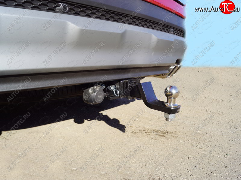 17 699 р. Фаркоп (тягово-сцепное устройство) TCC  Hyundai Santa Fe  TM (2018-2021) дорестайлинг (Оцинкованный, шар E)  с доставкой в г. Воронеж