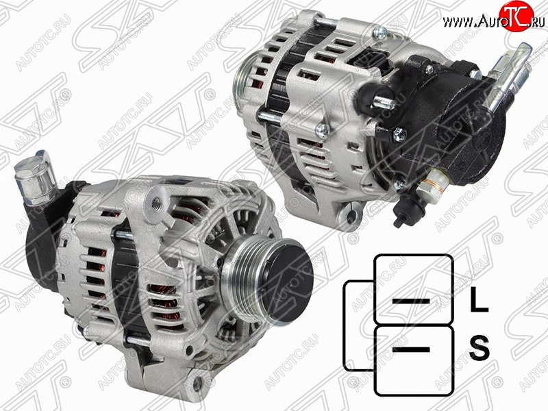 12 999 р. Генератор SAT (12V, 120A, 2.0)  Hyundai Santa Fe  SM (2000-2012)  с доставкой в г. Воронеж