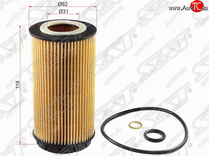 204 р. Фильтр масляный (2.0) SAT (картридж)  Hyundai Santa Fe  SM (2000-2012), Hyundai Tucson  JM (2004-2010), KIA Sportage  2 JE,KM (2004-2008)  с доставкой в г. Воронеж