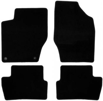 Текстильные коврики салона Klever Econom Hyundai Santa Fe CM дорестайлинг (2006-2009) (Черные)