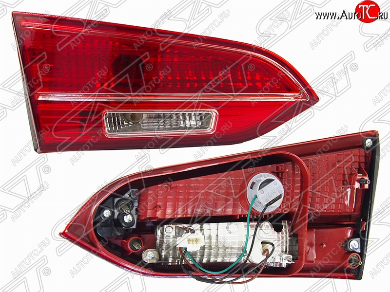 2 199 р. Левый фонарь в крышку багажника SAT  Hyundai Santa Fe  DM (2012-2016) дорестайлинг  с доставкой в г. Воронеж