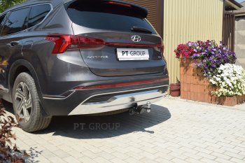 17 089 р. Фаркоп PT GROUP /съемный квадрат/ HYUNDAI Santa Fe 2021-2024/ KIA Sorento 2021-2024  Hyundai Santa Fe TM рестайлинг (2020-2022)  с доставкой в г. Воронеж. Увеличить фотографию 2