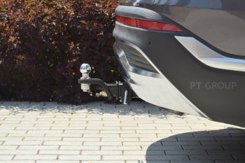 17 089 р. Фаркоп PT GROUP /съемный квадрат/ HYUNDAI Santa Fe 2021-2024/ KIA Sorento 2021-2024  Hyundai Santa Fe TM рестайлинг (2020-2022)  с доставкой в г. Воронеж. Увеличить фотографию 4