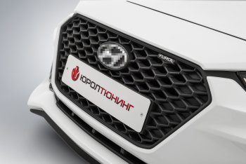 18 199 р. Передний бампер Quant Romb  Hyundai Solaris  HCR (2017-2022) седан дорестайлинг, седан рестайлинг (Комплектация Люкс, Неокрашенный)  с доставкой в г. Воронеж. Увеличить фотографию 3