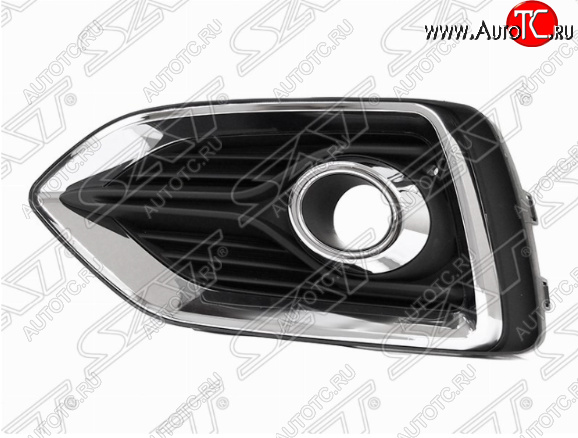 689 р. Оправа противотуманной фары SAT (левая, под линзу) Hyundai Solaris HCR седан дорестайлинг (2017-2020)  с доставкой в г. Воронеж