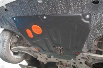 2 779 р. Защита картера двигателя и КПП (установка на пыльник, на штатные точки) ALFECO  Hyundai Solaris  HCR (2017-2022), KIA Rio ( 4 FB,  X-line,  4 YB,  X) (2016-2025) (Сталь 2 мм)  с доставкой в г. Воронеж. Увеличить фотографию 2