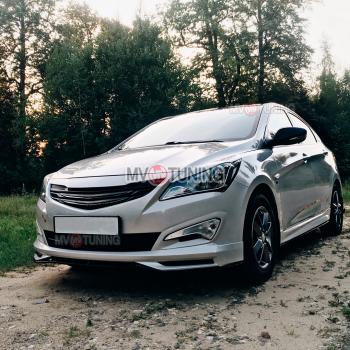 6 999 р. Решётка радиатора ZEUS  Hyundai Solaris  RBr (2014-2017) седан рестайлинг, хэтчбэк рестайлинг (Неокрашенная)  с доставкой в г. Воронеж. Увеличить фотографию 2