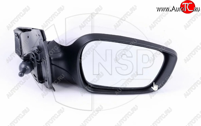 2 699 р. Зеркало заднего вида правое механическое NSP Hyundai Solaris RBr хэтчбэк дорестайлинг (2010-2014) (Неокрашенное)  с доставкой в г. Воронеж