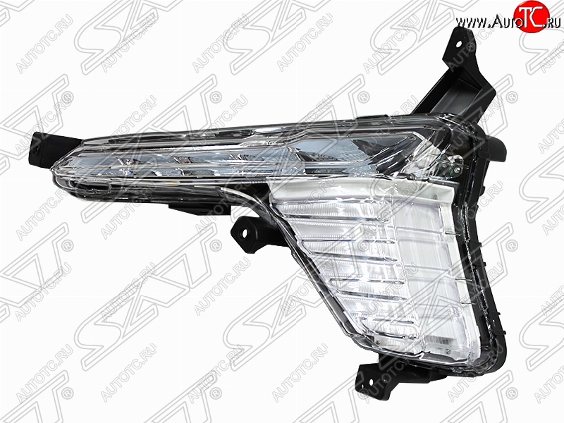 3 699 р. Правая противотуманная фара SAT (LED) Hyundai Sonata LF рестайлинг (2017-2019)  с доставкой в г. Воронеж