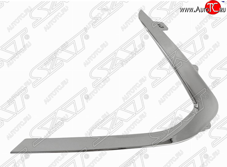 1 399 р. Левый молдинг переднего бампера SAT (хром) Hyundai Sonata DN8 (2019-2022)  с доставкой в г. Воронеж