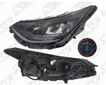 14 999 р. Левая передняя фара SAT (LED)  Hyundai Sonata  DN8 (2019-2022)  с доставкой в г. Воронеж. Увеличить фотографию 2
