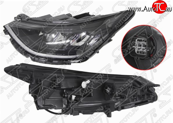 14 999 р. Левая передняя фара SAT (LED)  Hyundai Sonata  DN8 (2019-2022)  с доставкой в г. Воронеж