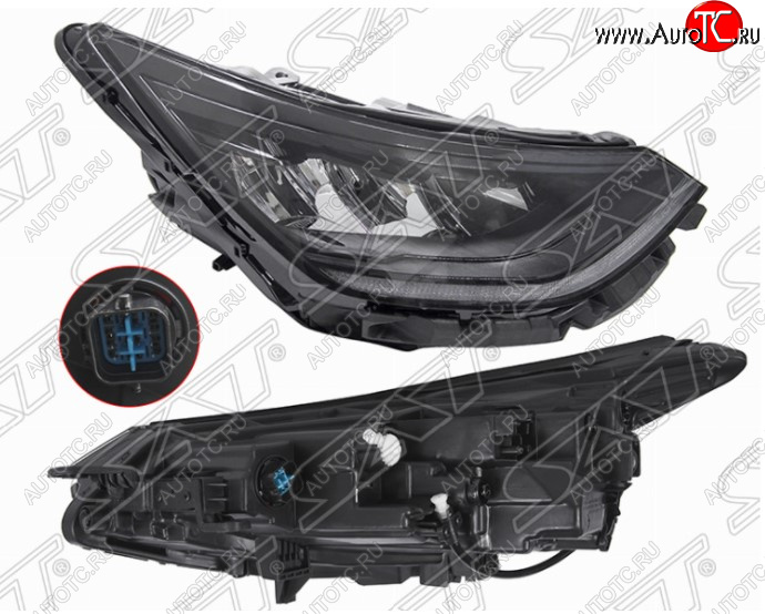 14 999 р. Правая передняя фара SAT (LED) Hyundai Sonata DN8 (2019-2022)  с доставкой в г. Воронеж