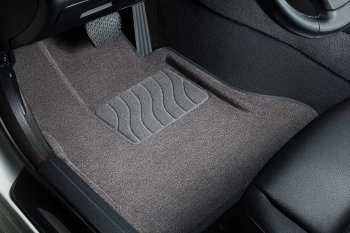 7 649 р. Коврики в салон SEINTEX 3D ВОРС (комплект) Hyundai Sonata DN8 (2019-2022) (Цвет: серый)  с доставкой в г. Воронеж. Увеличить фотографию 4