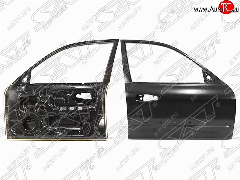 9 399 р. Правая дверь передняя SAT  Hyundai Sonata  EF (2001-2013) рестайлинг ТагАЗ (Неокрашенная)  с доставкой в г. Воронеж