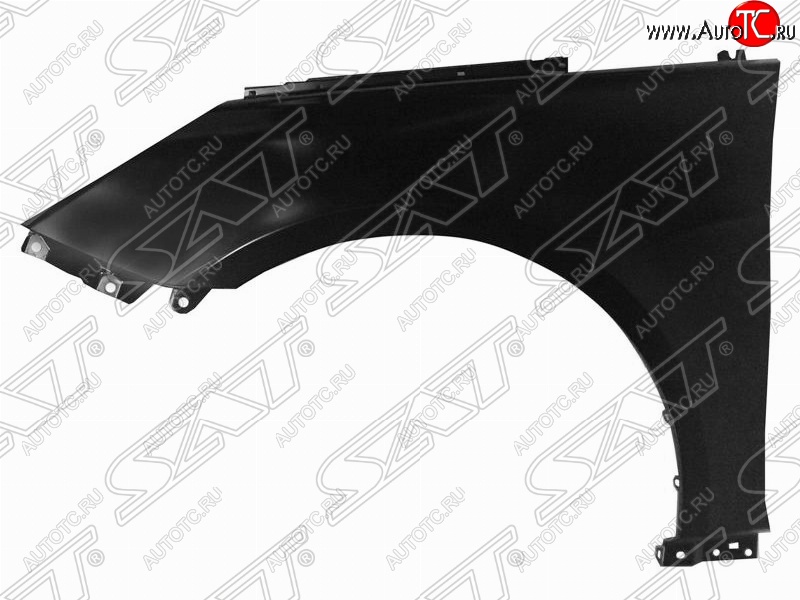1 699 р. Левое крыло переднее SAT (пр-во Китай) Hyundai Sonata YF (2009-2014) (Неокрашенное)  с доставкой в г. Воронеж
