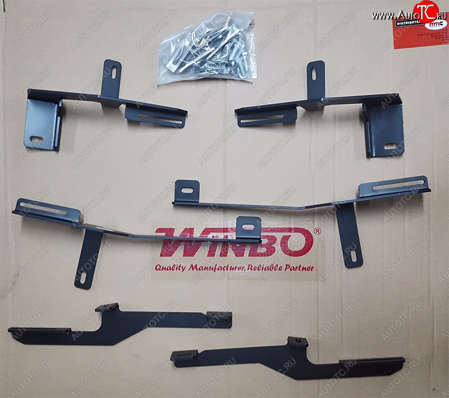 3 199 р. Комплект кронштейнов для подножек Winbo серии FUGA и М15  KIA Sportage  4 QL (2016-2022) дорестайлинг, рестайлинг  с доставкой в г. Воронеж