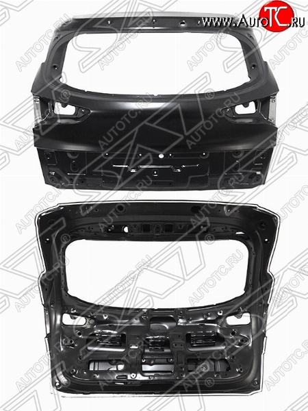 8 649 р. Дверь багажника SAT  Hyundai Tucson  TL (2015-2018) дорестайлинг (Неокрашенная)  с доставкой в г. Воронеж