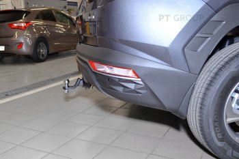 17 449 р. Фаркоп PT GROUP /съемный квадрат/ HYUNDAI Tucson 2021- (Сборка РФ)/ KIA Sportage 2022- (HTS-21-991101.22) Hyundai Tucson NX4 (2020-2022)  с доставкой в г. Воронеж. Увеличить фотографию 2
