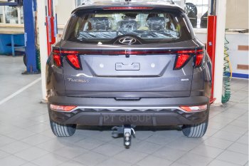 17 449 р. Фаркоп PT GROUP /съемный квадрат/ HYUNDAI Tucson 2021- (Сборка РФ)/ KIA Sportage 2022- (HTS-21-991101.22) Hyundai Tucson NX4 (2020-2022)  с доставкой в г. Воронеж. Увеличить фотографию 3