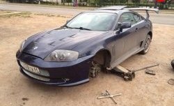 9 649 р. Передний бампер Aston Hyundai Coupe (2002-2008) (Неокрашенный)  с доставкой в г. Воронеж. Увеличить фотографию 5
